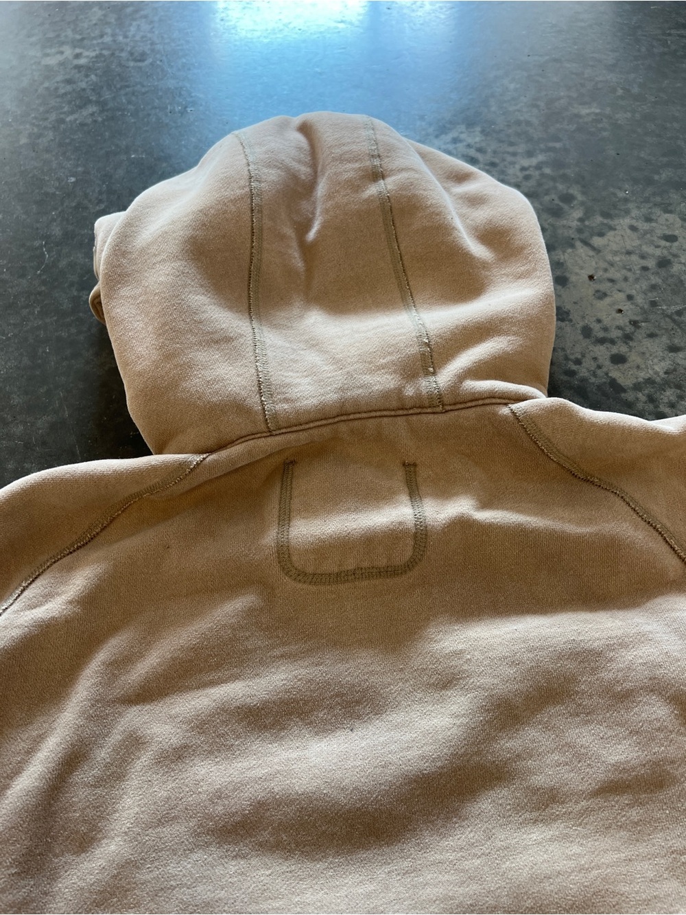 Lululemon OG Scuba Full Zip Hoodie - Tan - Picture 6 of 9